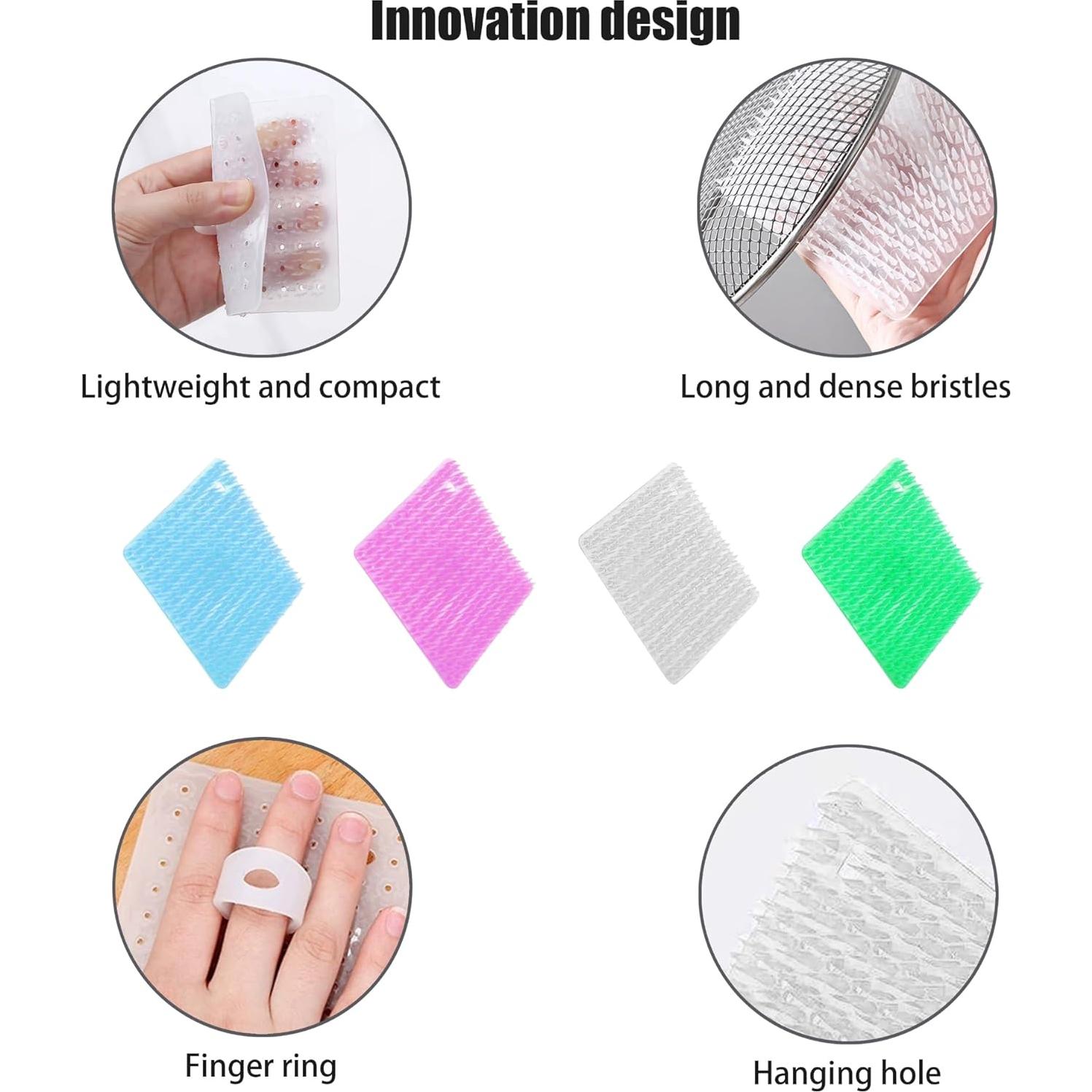 Cepillo de Limpieza de Verduras Shaoduoli - 8 Piezas, Ecológico