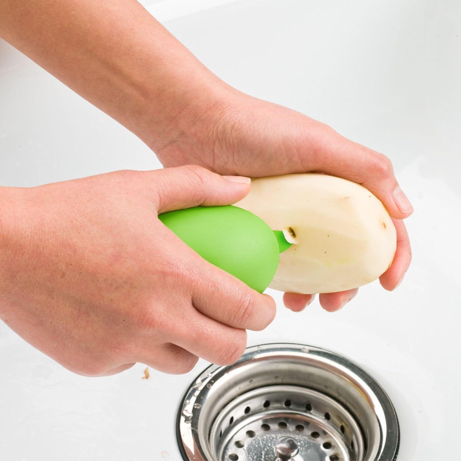 Cepillo de Frutas y Verduras Ergonómico Prepworks Progressive