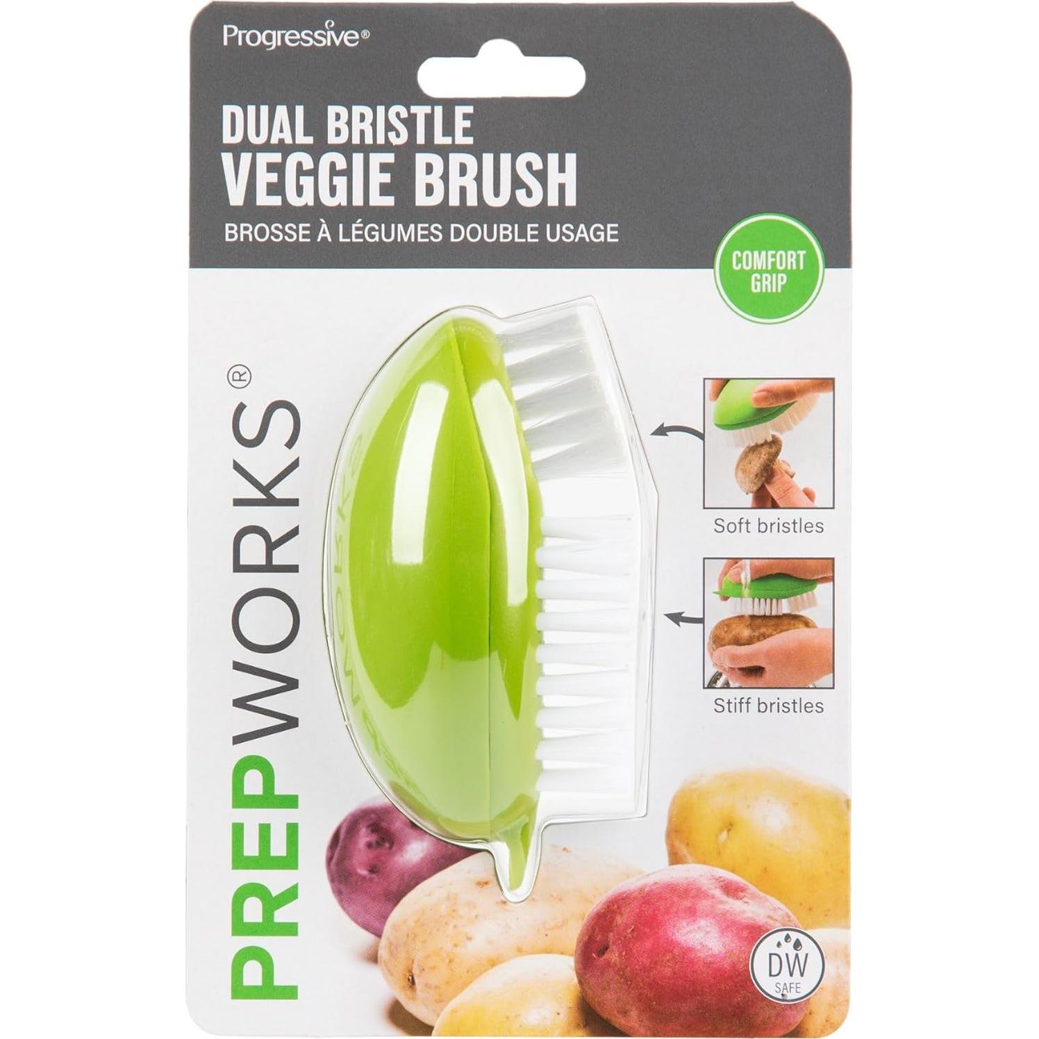 Cepillo de Frutas y Verduras Ergonómico Prepworks Progressive