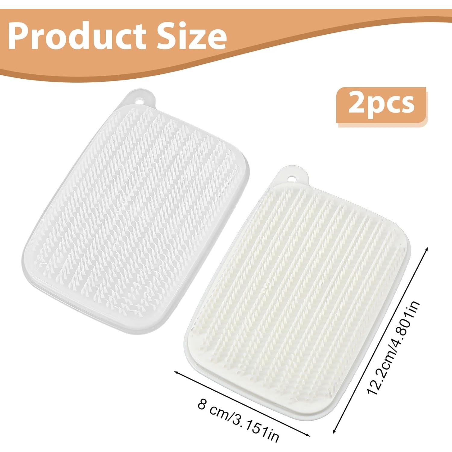 Cepillo de Verduras Nogeqi 2 Pcs con Cerdas Suaves 12.19 cm