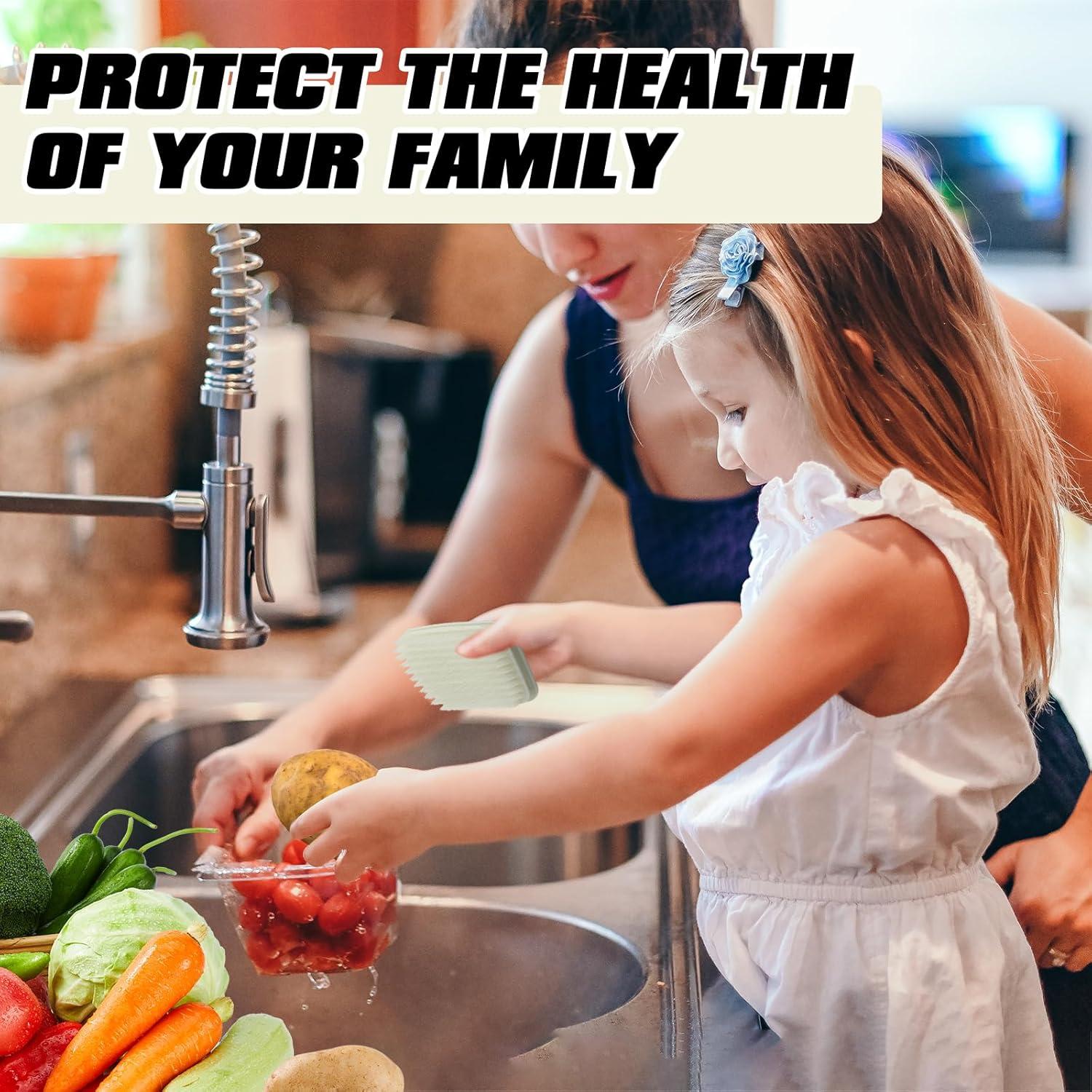 Juego de 4 Cepillos de Verduras ROBOHOOK - Cerdas Suaves