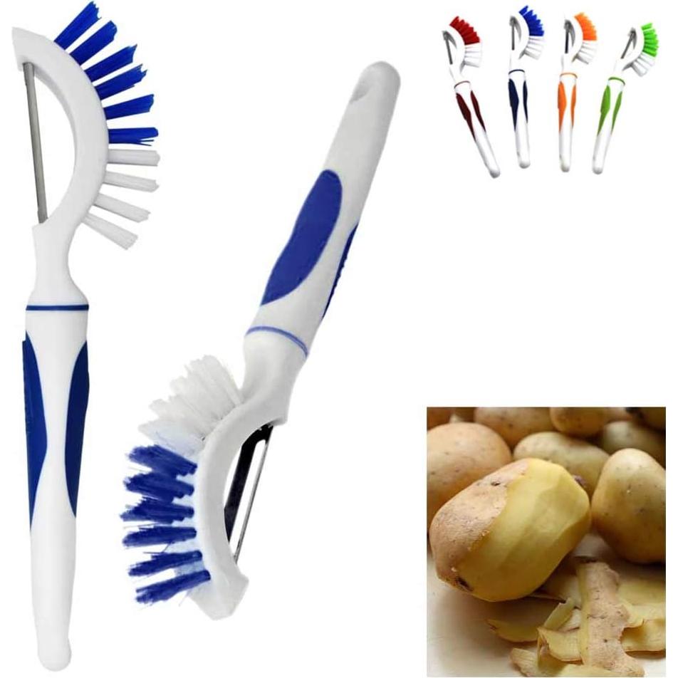 Cepillo de Limpieza y Pelador de Verduras Genérico 20.32 cm