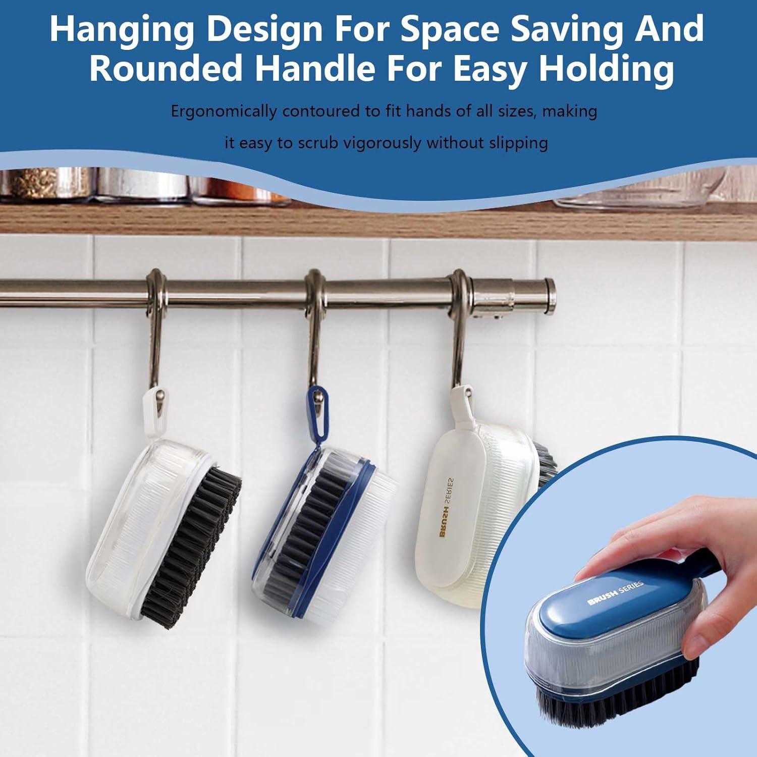 2 Cepillos de Verduras Realand con Cerdas Duras y Suaves