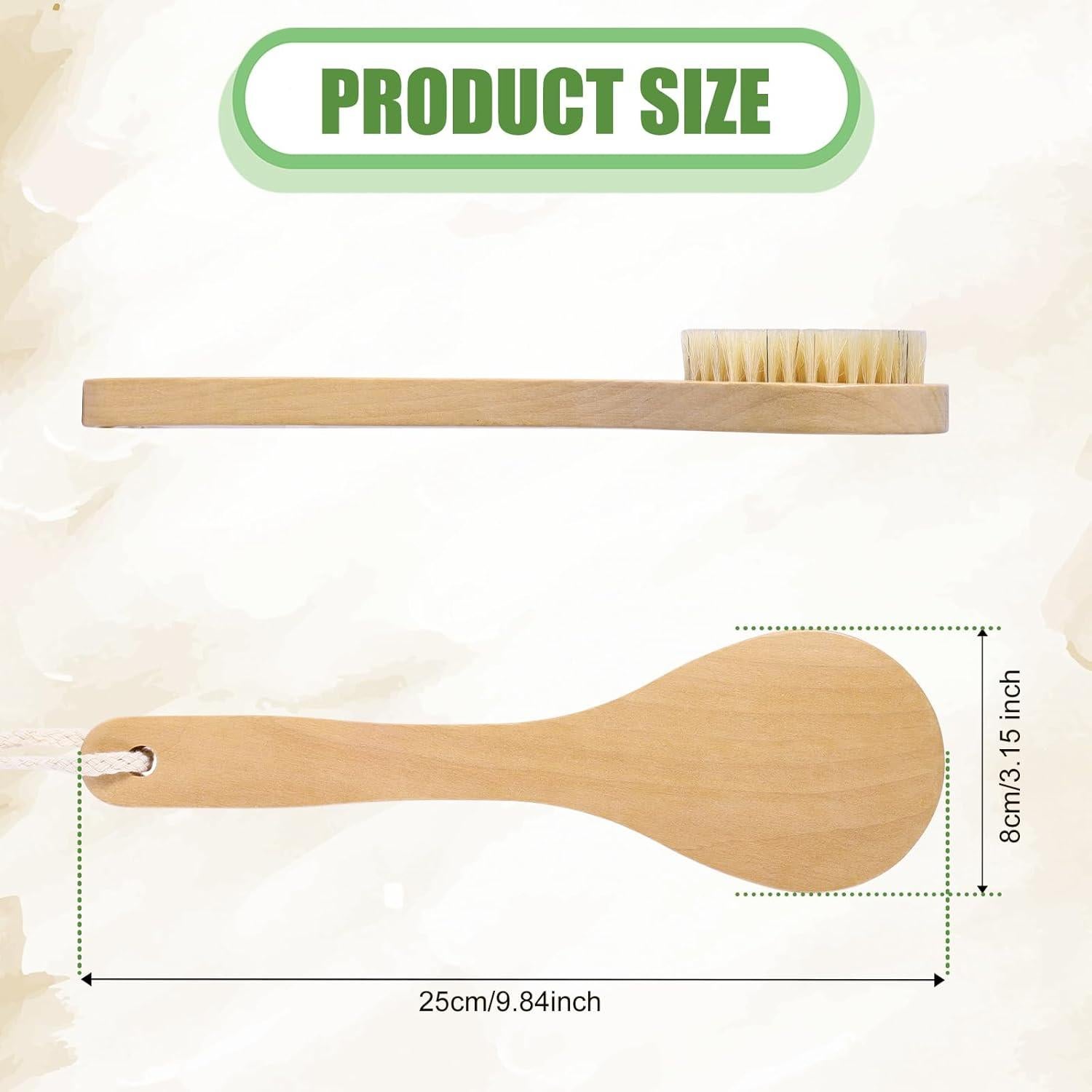 Cepillo de Verduras Gosknor de Madera 25x8cm Cerdas de Jabalí