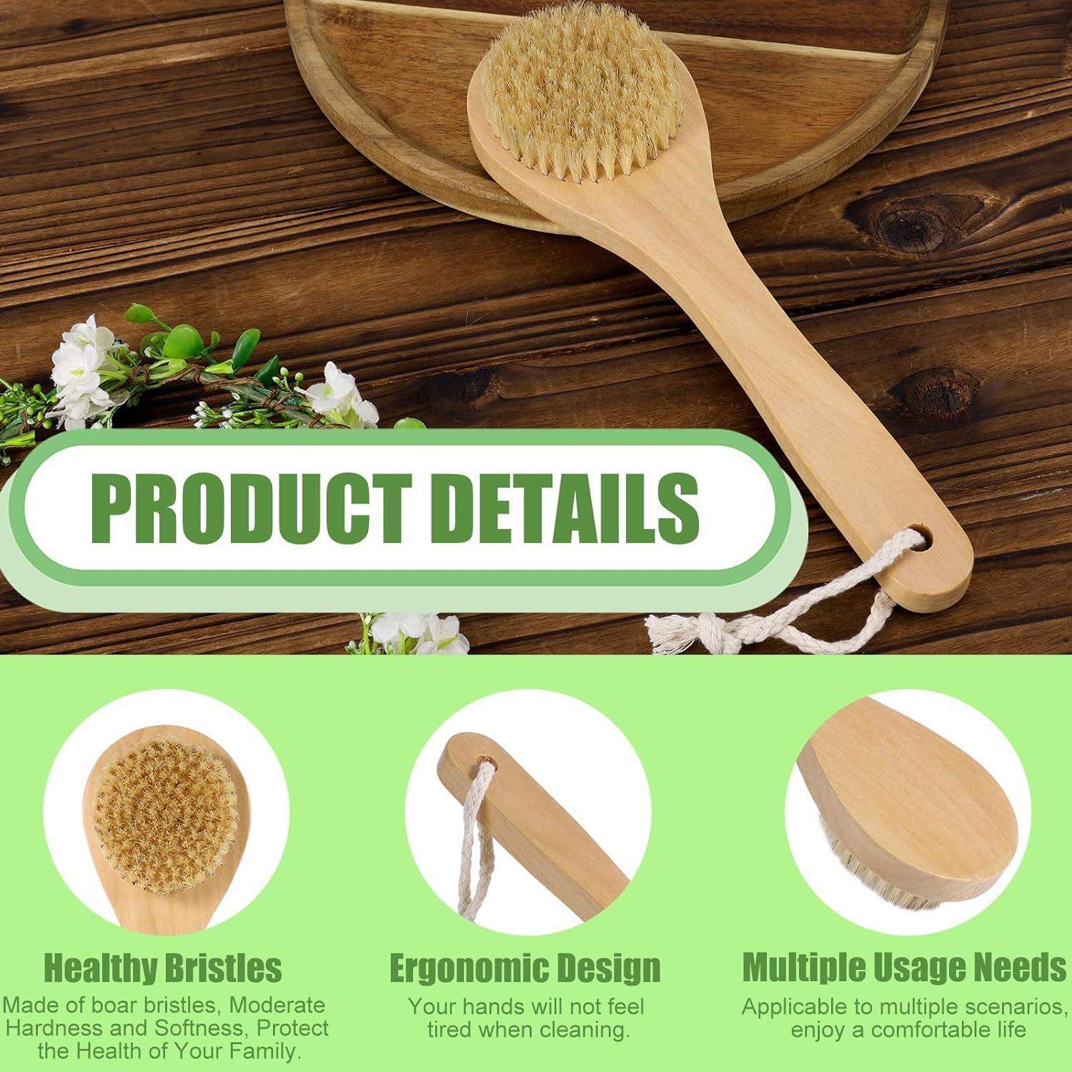 Cepillo de Verduras Gosknor de Madera 25x8cm Cerdas de Jabalí