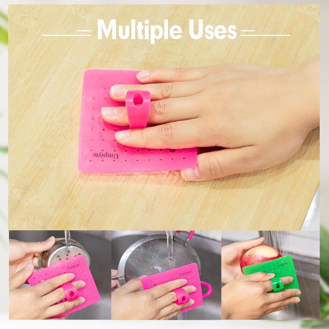 Cepillos de Limpieza de Verduras Umpiyte 3 Pcs Multicolor