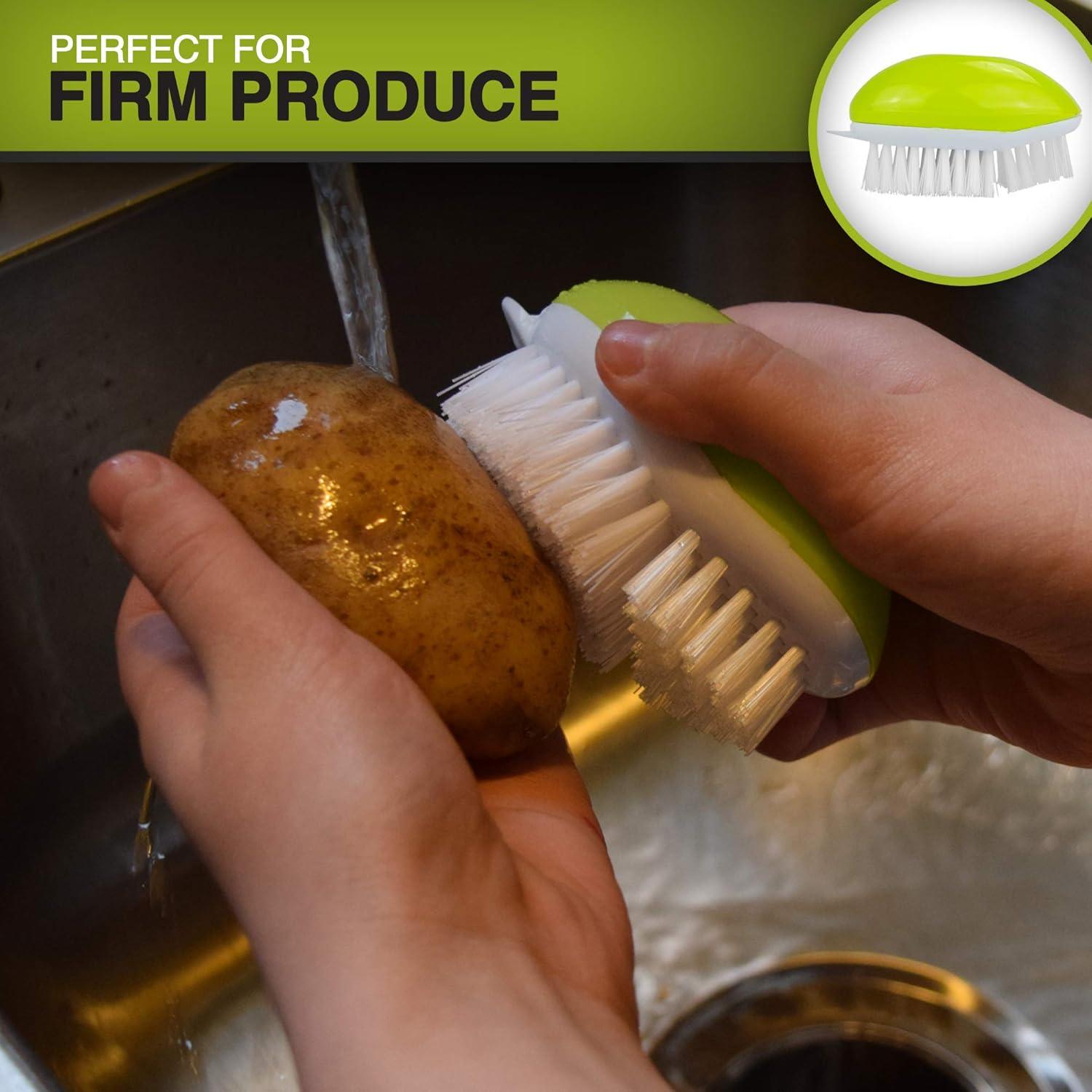 Cepillo de Verduras Exultimate Verde 10.8 cm x 6.4 cm Nylon