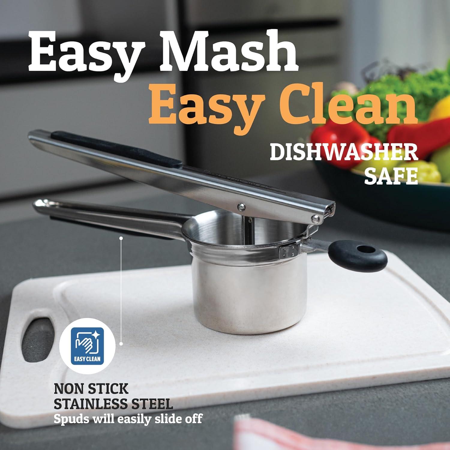 Prensapurés PriorityChef 425g Acero Inoxidable Negro