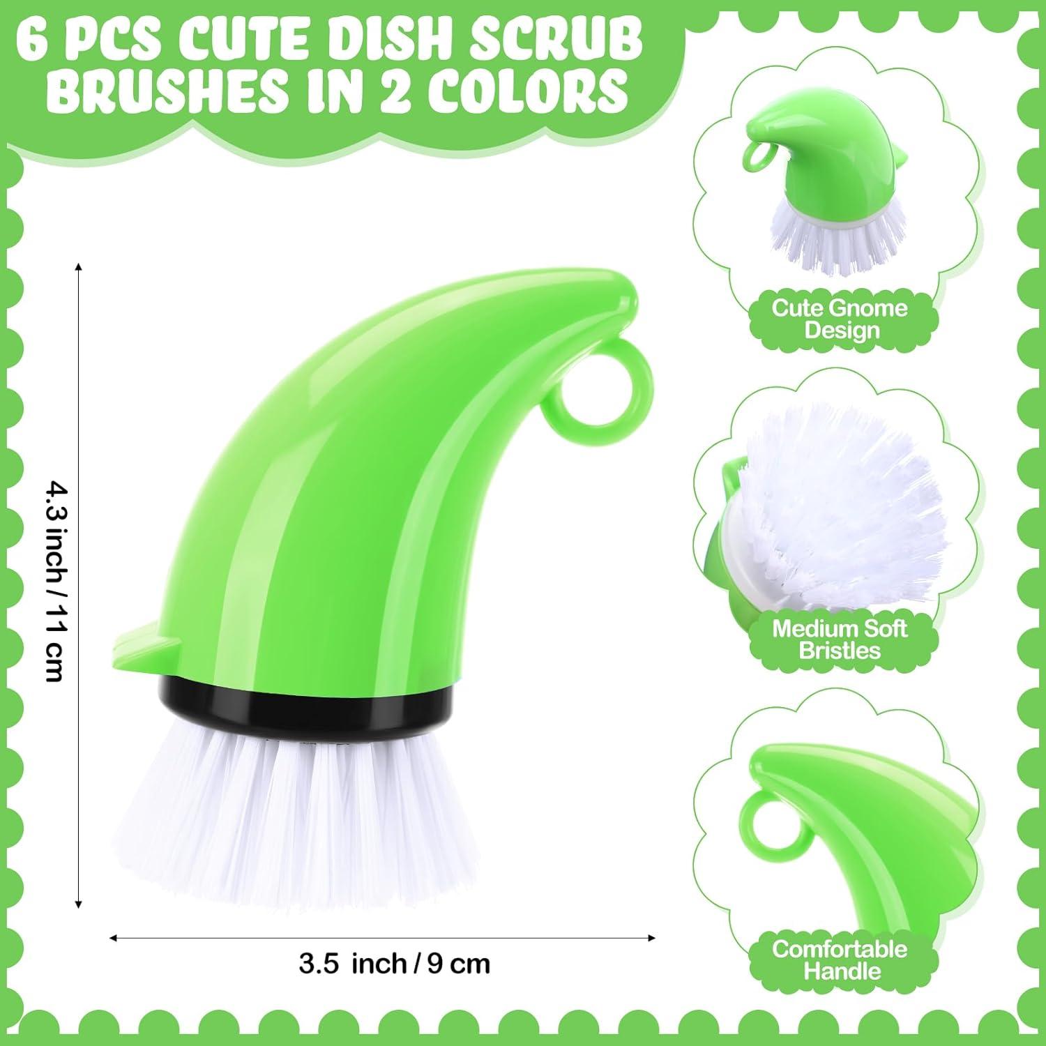 Juego de 6 Cepillos de Limpieza Reallnaive - Duende, Cocina y Baño
