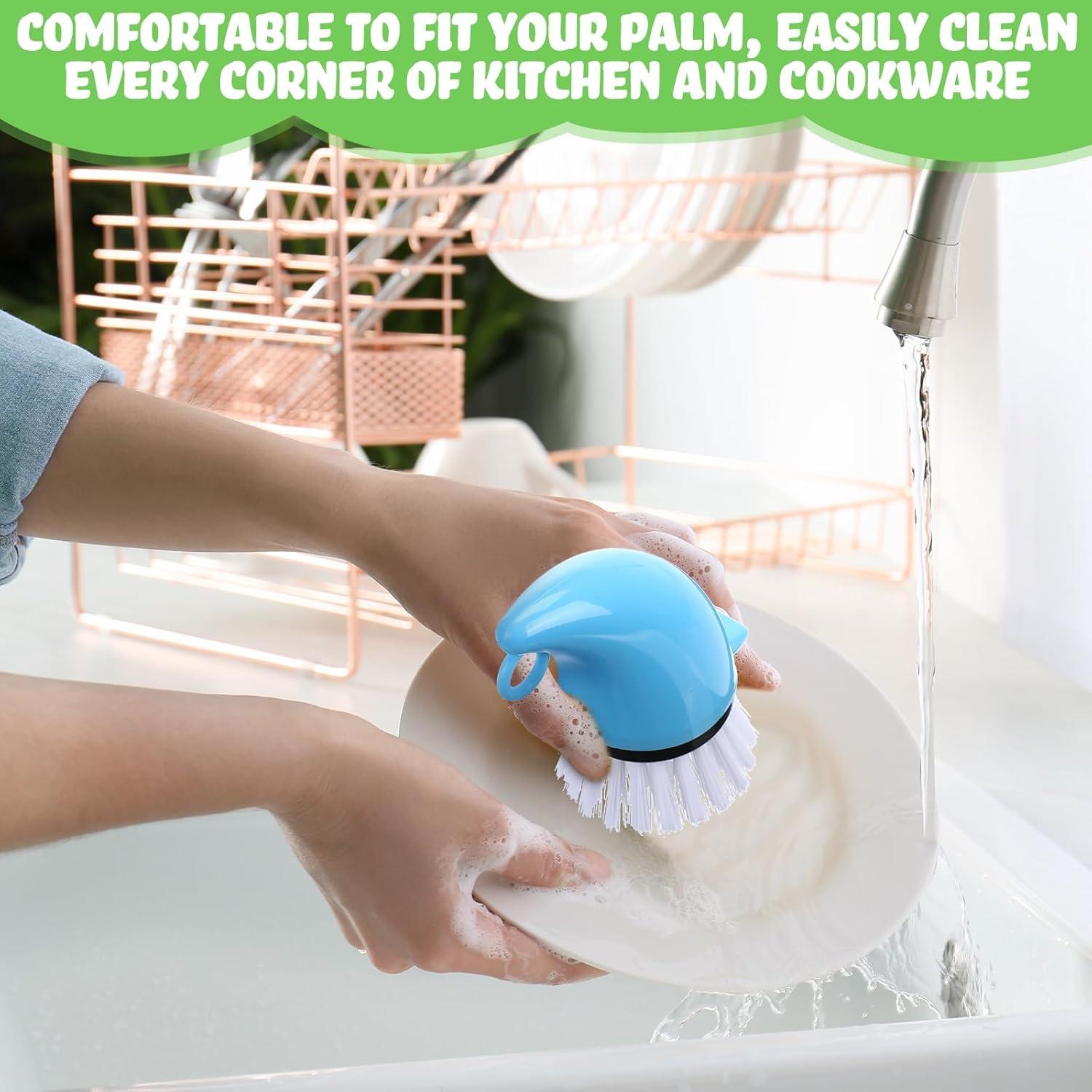 Juego de 6 Cepillos de Limpieza Reallnaive - Duende, Cocina y Baño