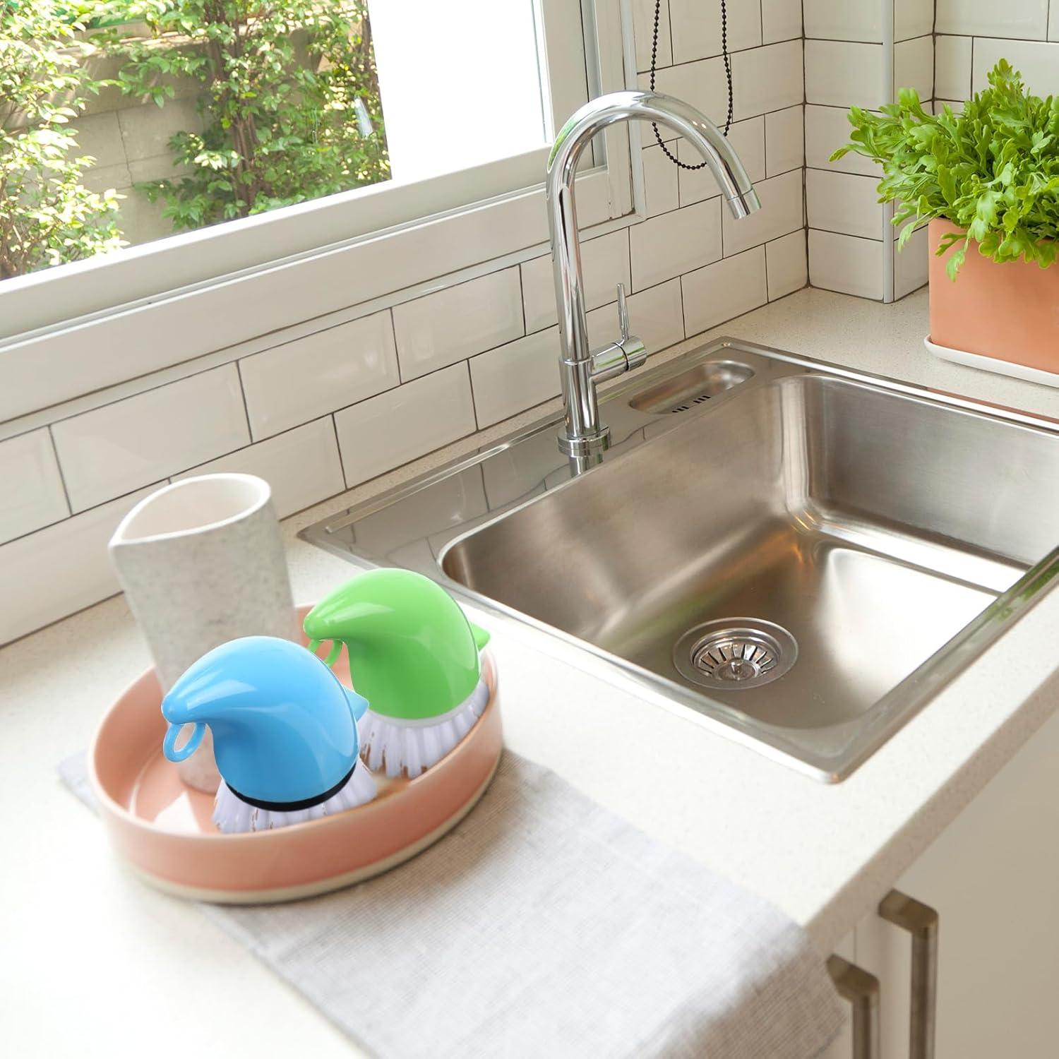 Juego de 6 Cepillos de Limpieza Reallnaive - Duende, Cocina y Baño