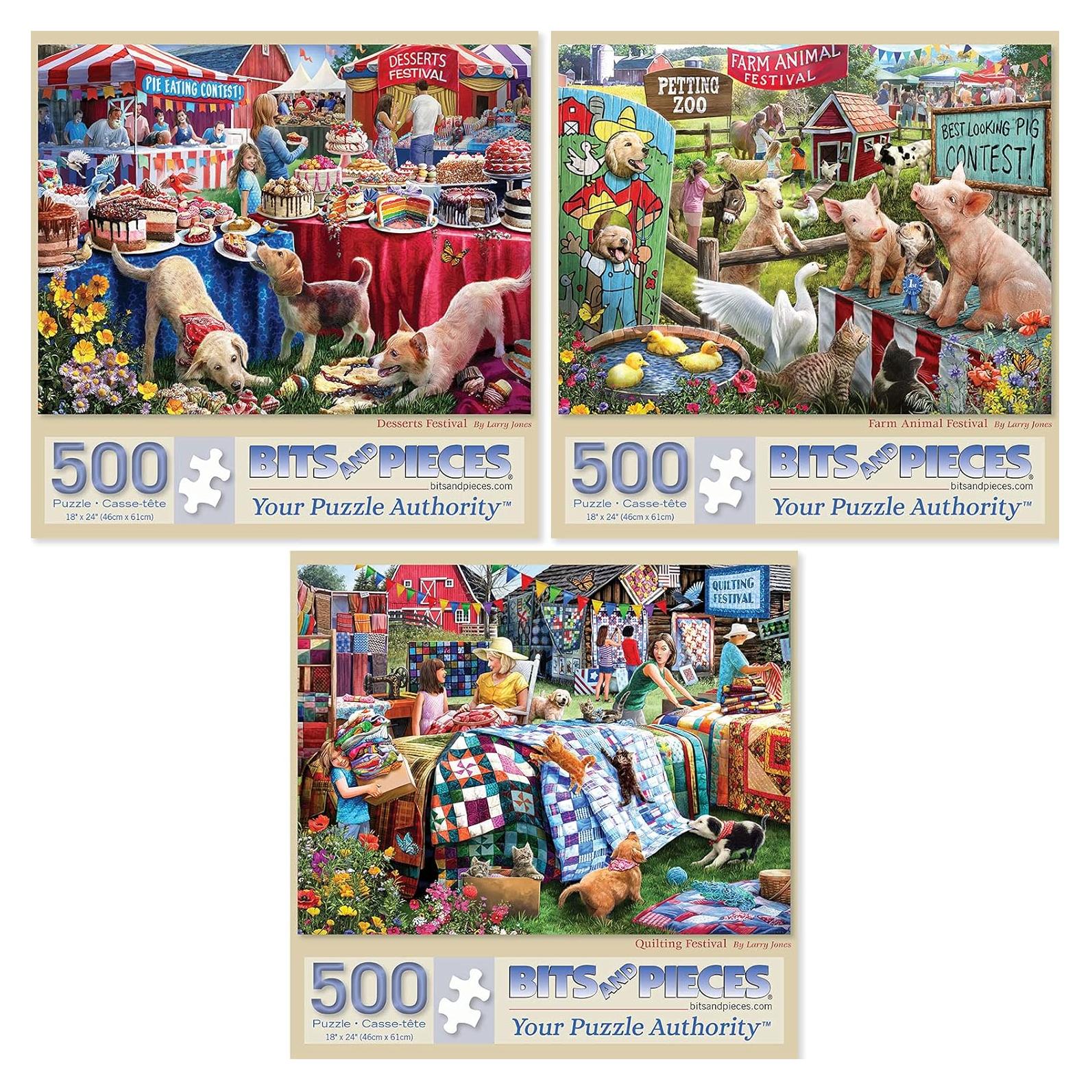 Rompecabezas 500 Piezas Bits and Pieces - Larry Jones - Postres y Más