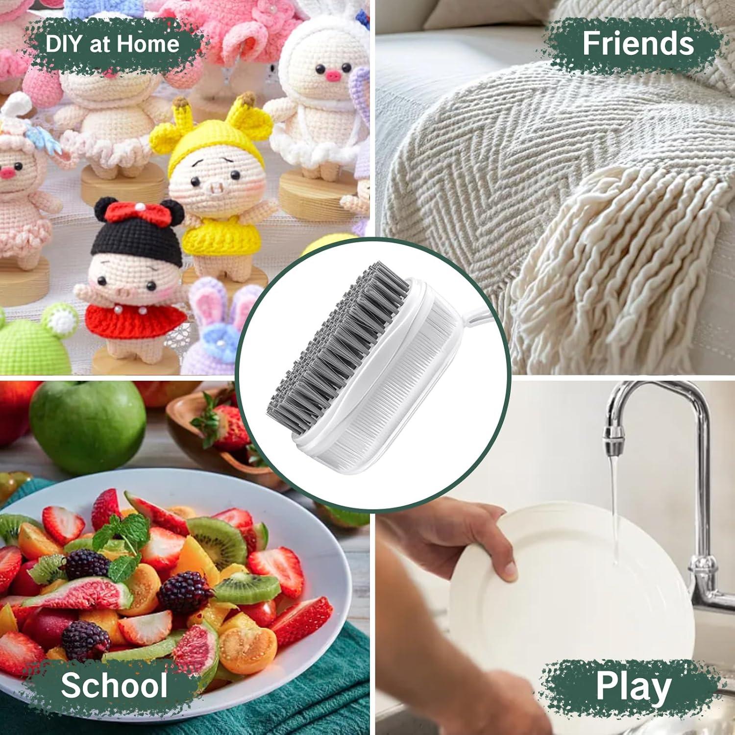 Cepillo de Verduras YAFIYGI con Cerdas Dual y Mango Ergonómico