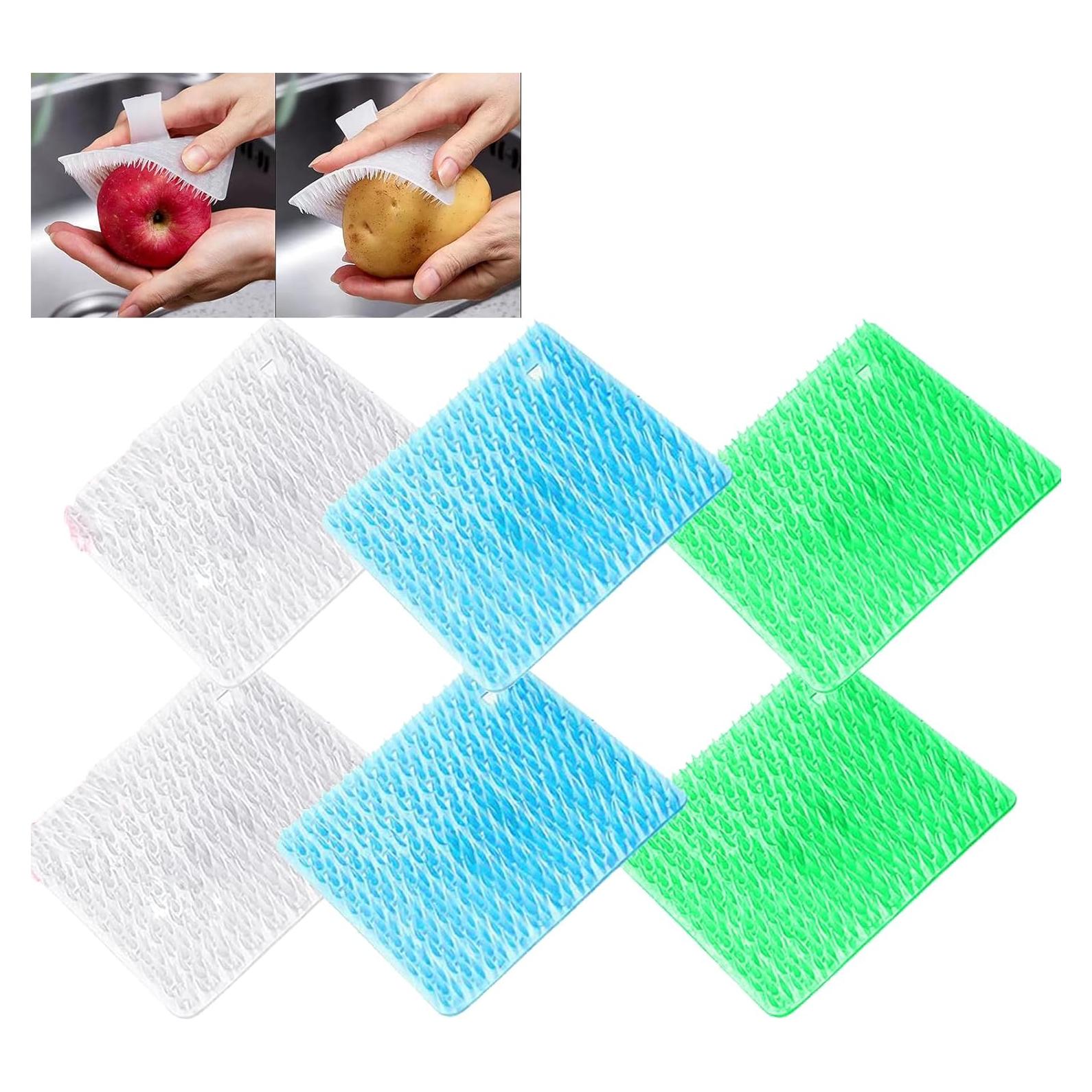 6 Cepillos de Limpieza de Verduras Genérico Multiusos