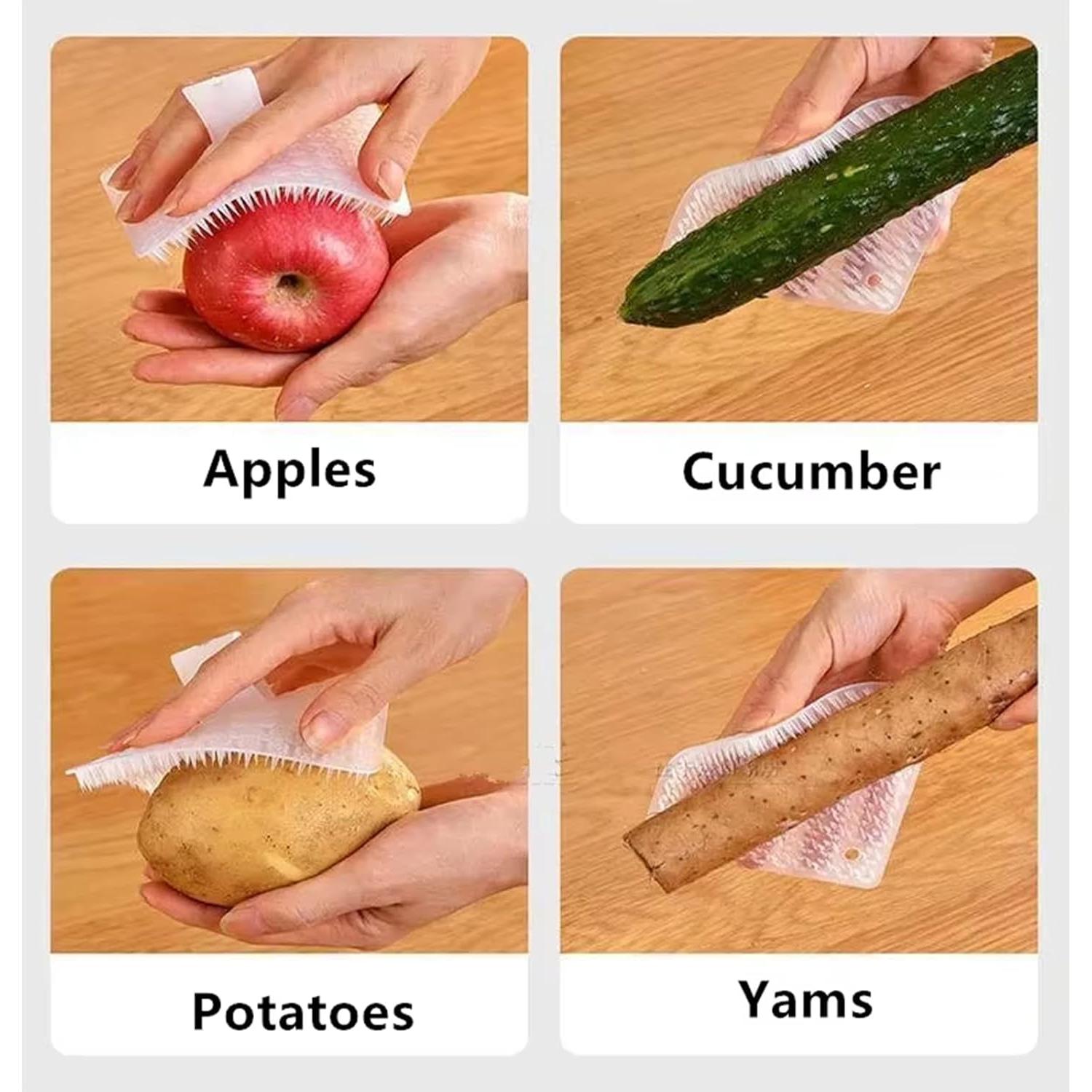 6 Cepillos de Limpieza de Verduras Genérico Multiusos