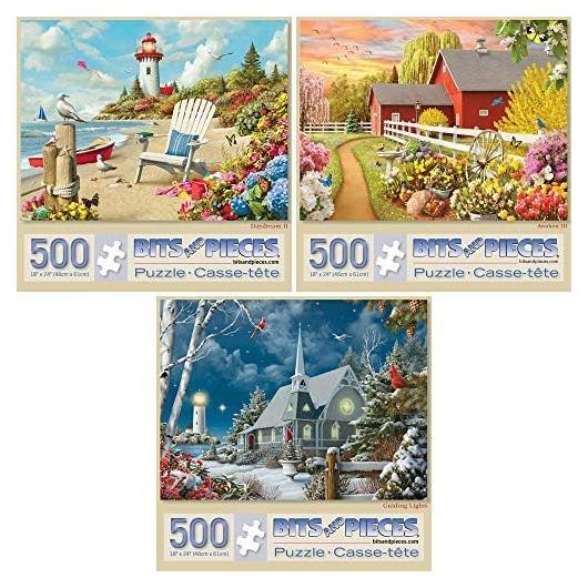 Rompecabezas 500 Piezas Alan Giana - Set de 3 Diseños
