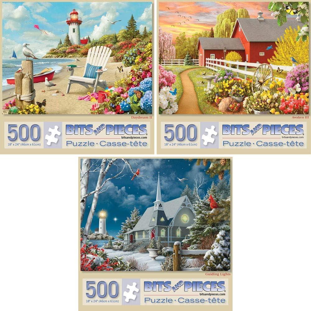 Rompecabezas 500 Piezas Alan Giana - Set de 3 Diseños