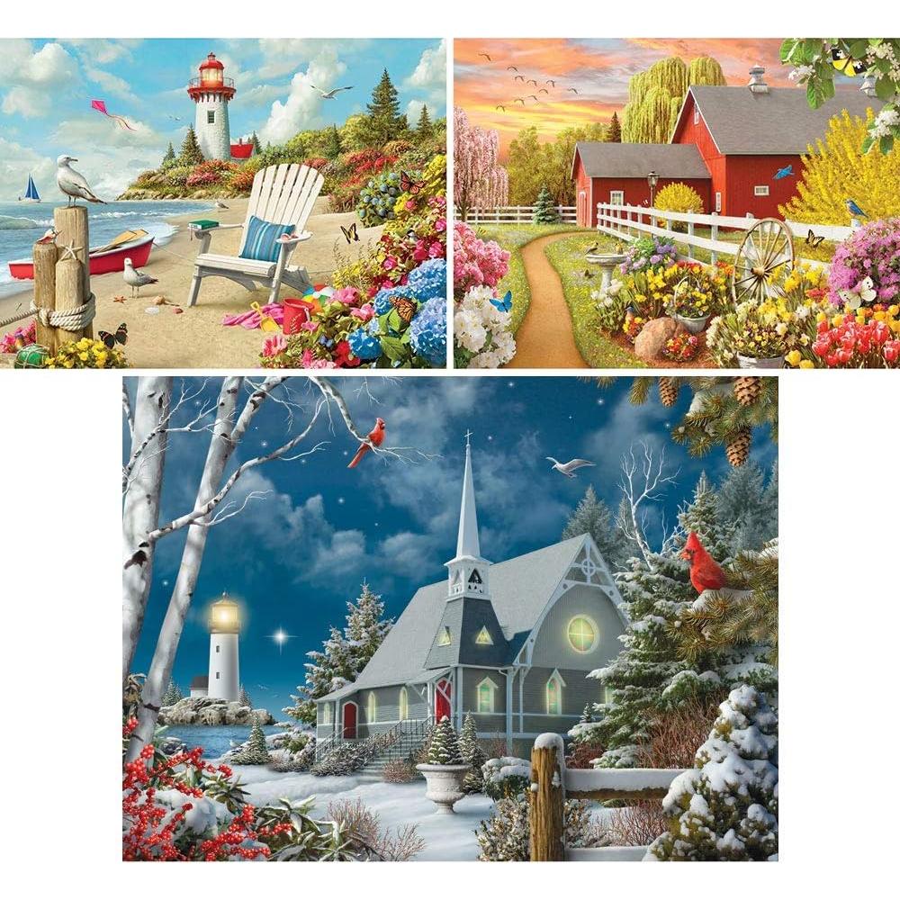 Rompecabezas 500 Piezas Alan Giana - Set de 3 Diseños