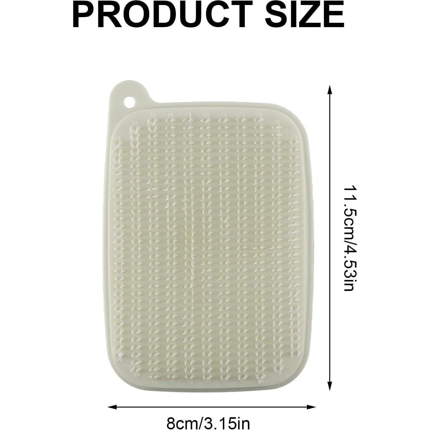 Cepillo de Fregar Verduras QIYUDA 4 Pcs Ergonómico