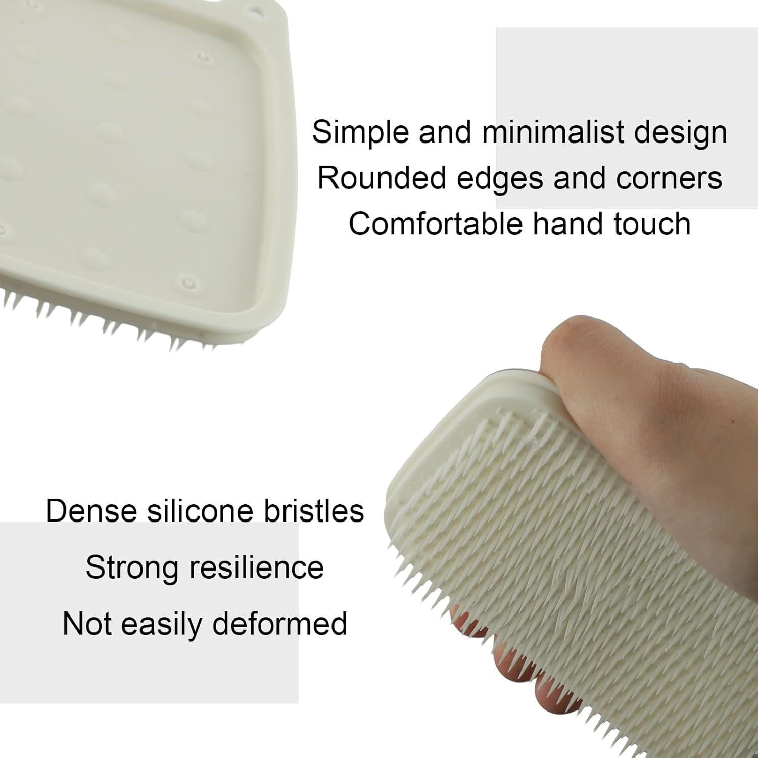 Cepillo de Fregar Verduras QIYUDA 4 Pcs Ergonómico