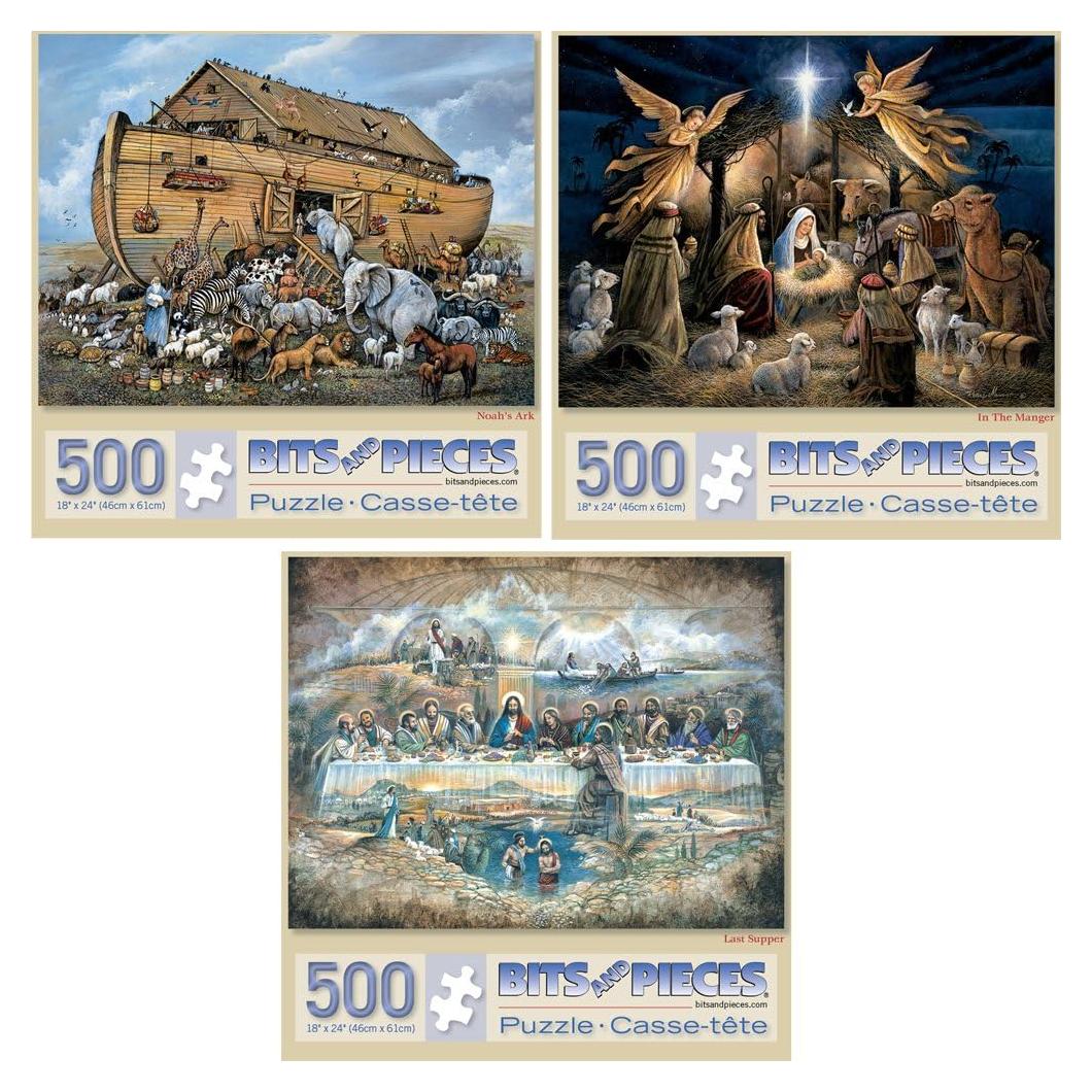 Rompecabezas 500 Piezas Bits & Pieces - Escenas Religiosas