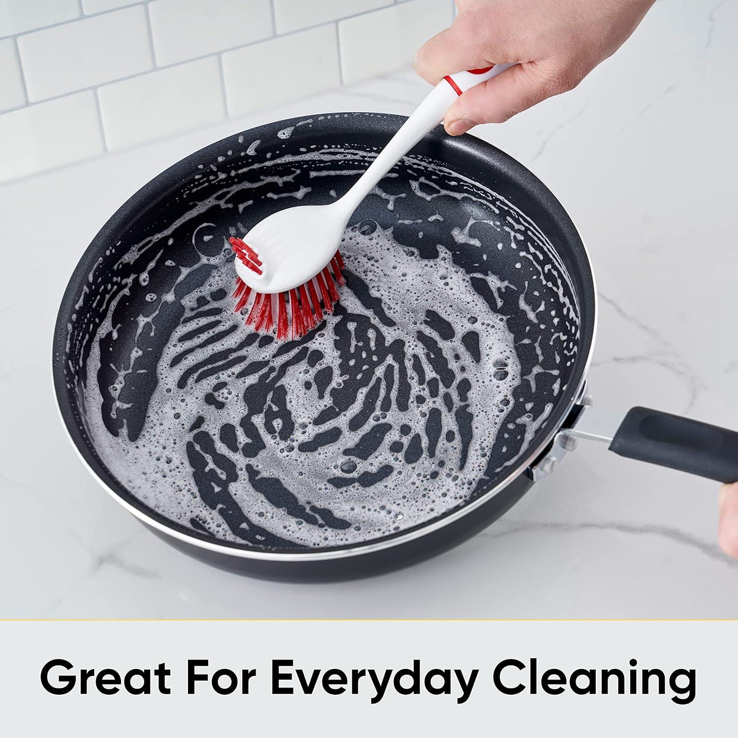 Cepillo de Cocina Superio para Frutas y Verduras Rojo 28 cm