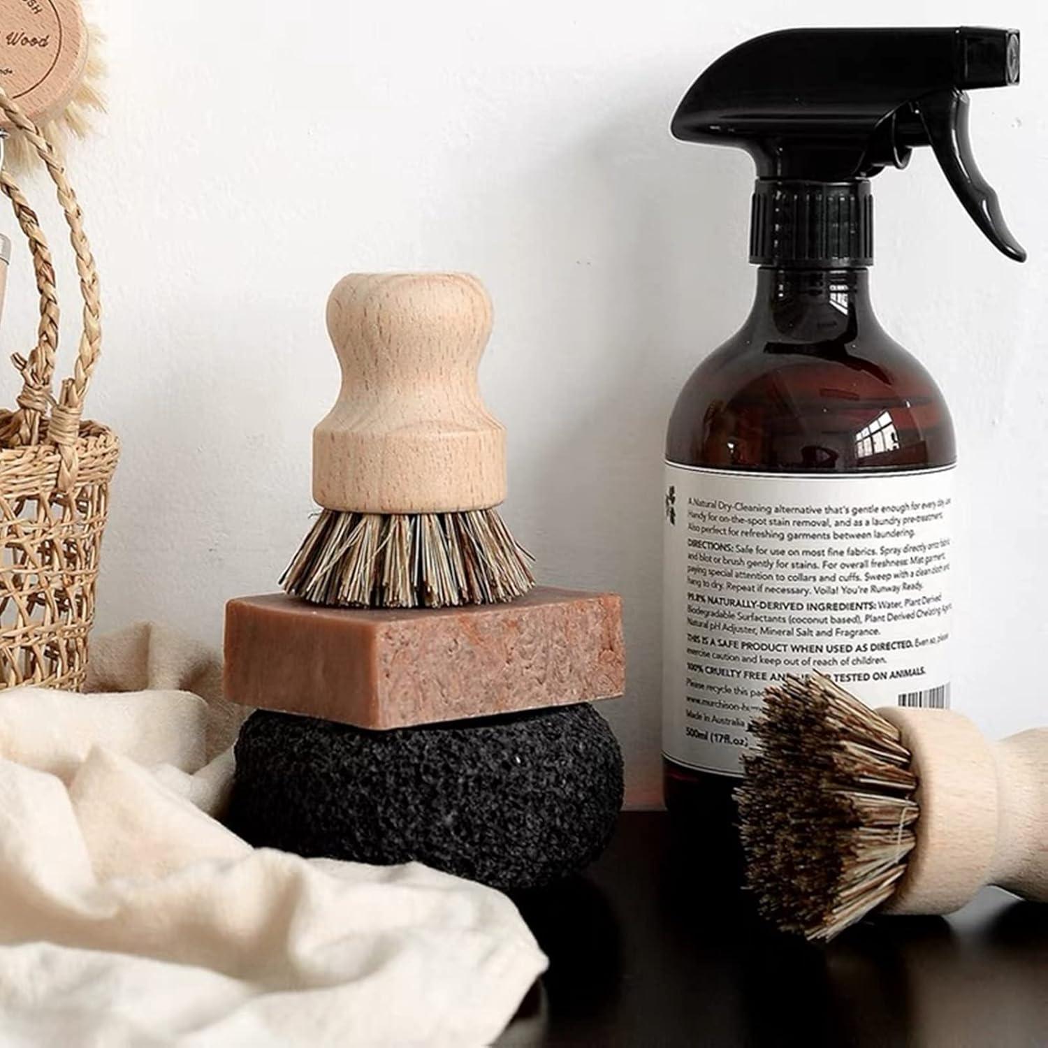 Cepillo de Limpieza de Verduras Agatige con Mango de Madera