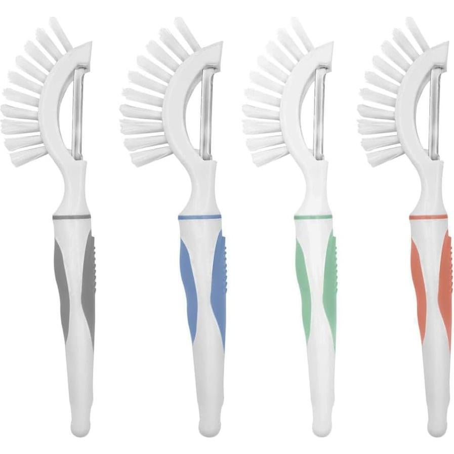 Cepillo y Pelador de Verduras Genérico 2 Pcs Azul