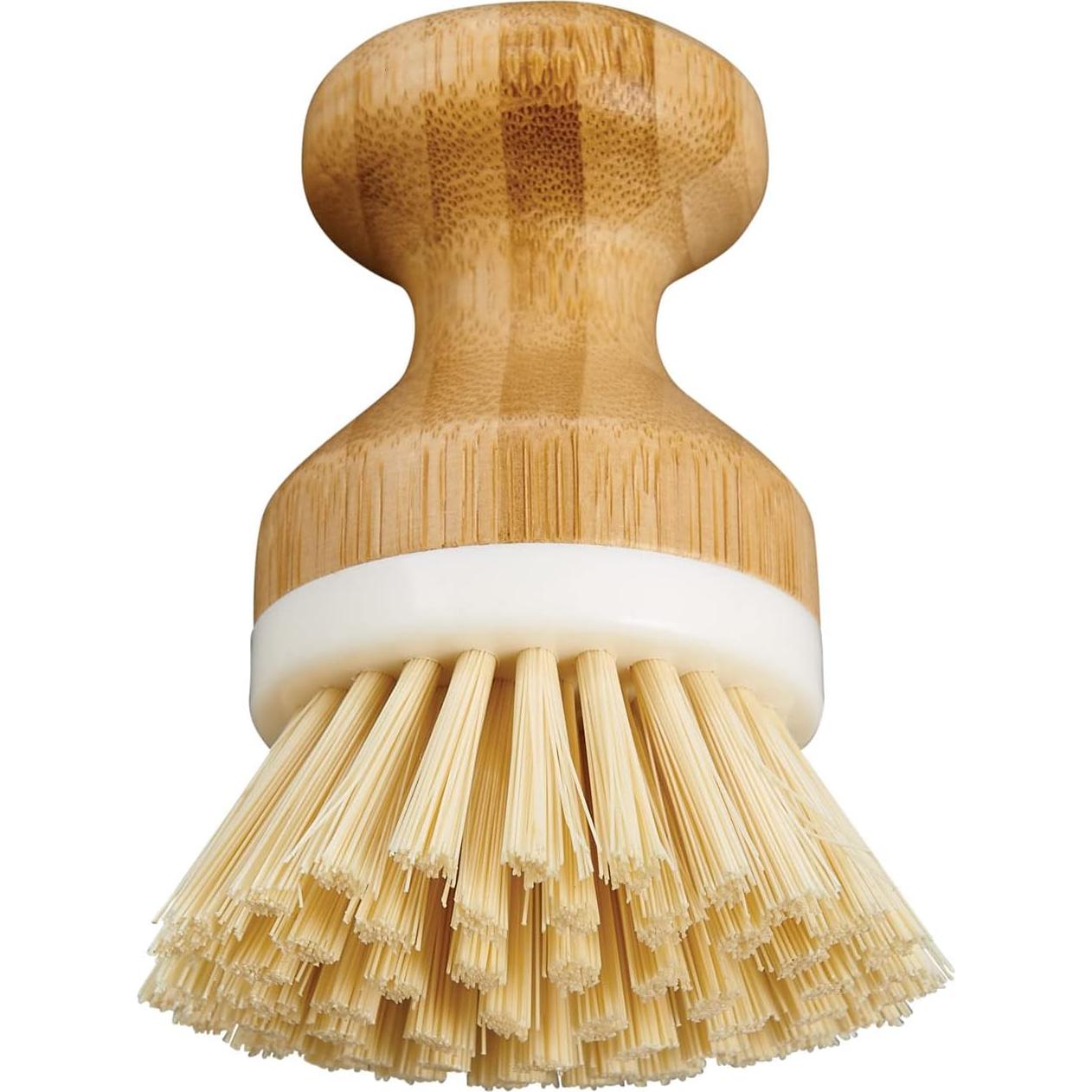 Cepillo de Lavado de Verduras HIC Kitchen 6.7x9 cm Bambú