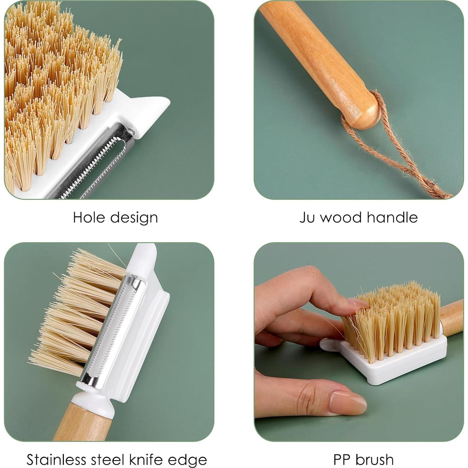 Cepillo de Limpieza de Verduras JANKOW con Cerdas de Nylon y Silicona