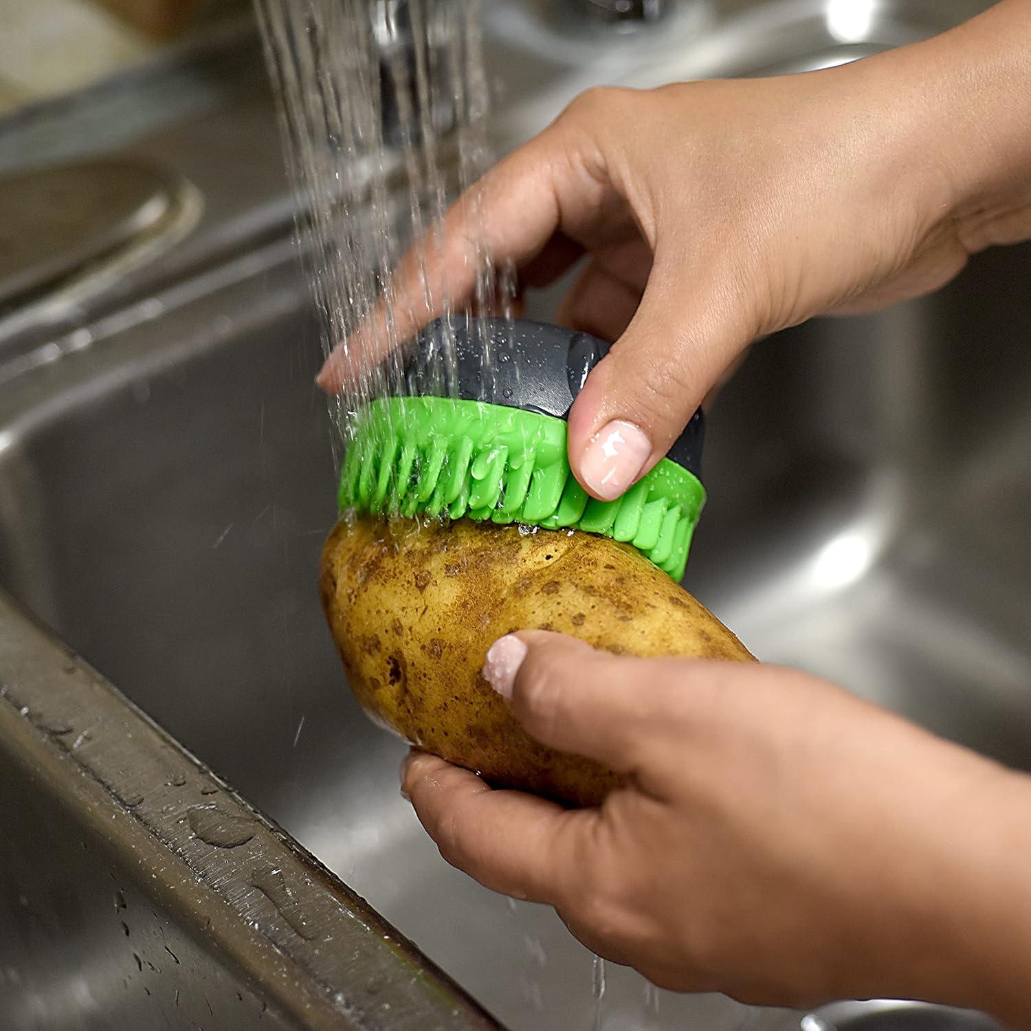 Cepillo de Silicona para Verduras Norpro 2032 - Antibacteriano