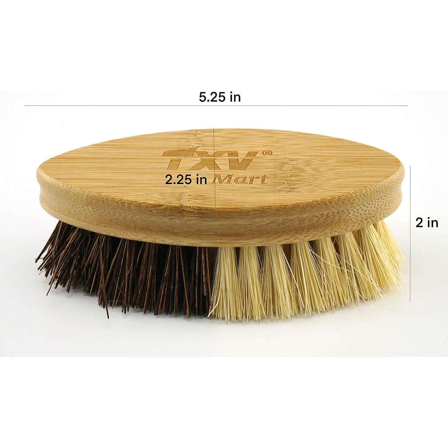 Cepillo de Limpieza de Frutas y Verduras TXV de Bambú Natural