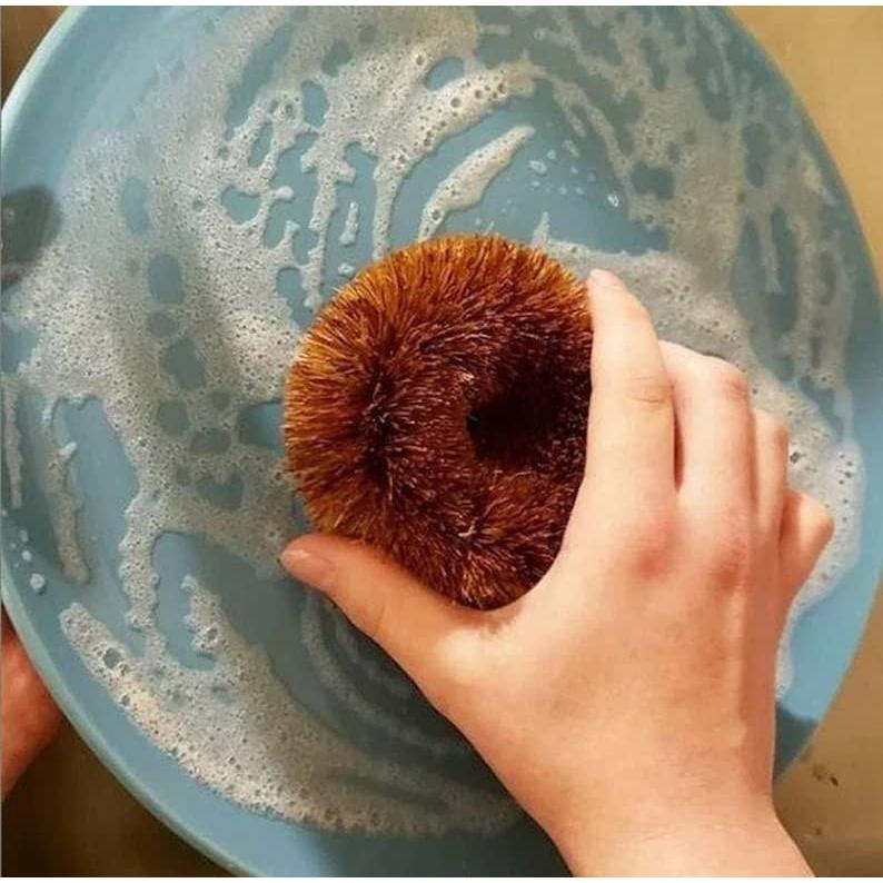 Pack de 2 Cepillos Tawashi de Coco Natural para Verduras