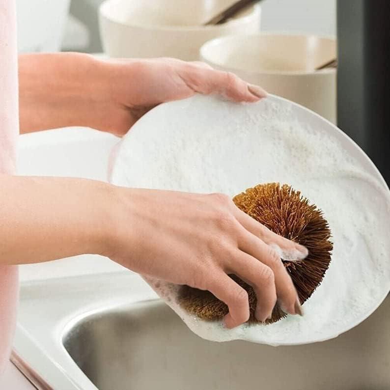 Pack de 2 Cepillos Tawashi de Coco Natural para Verduras