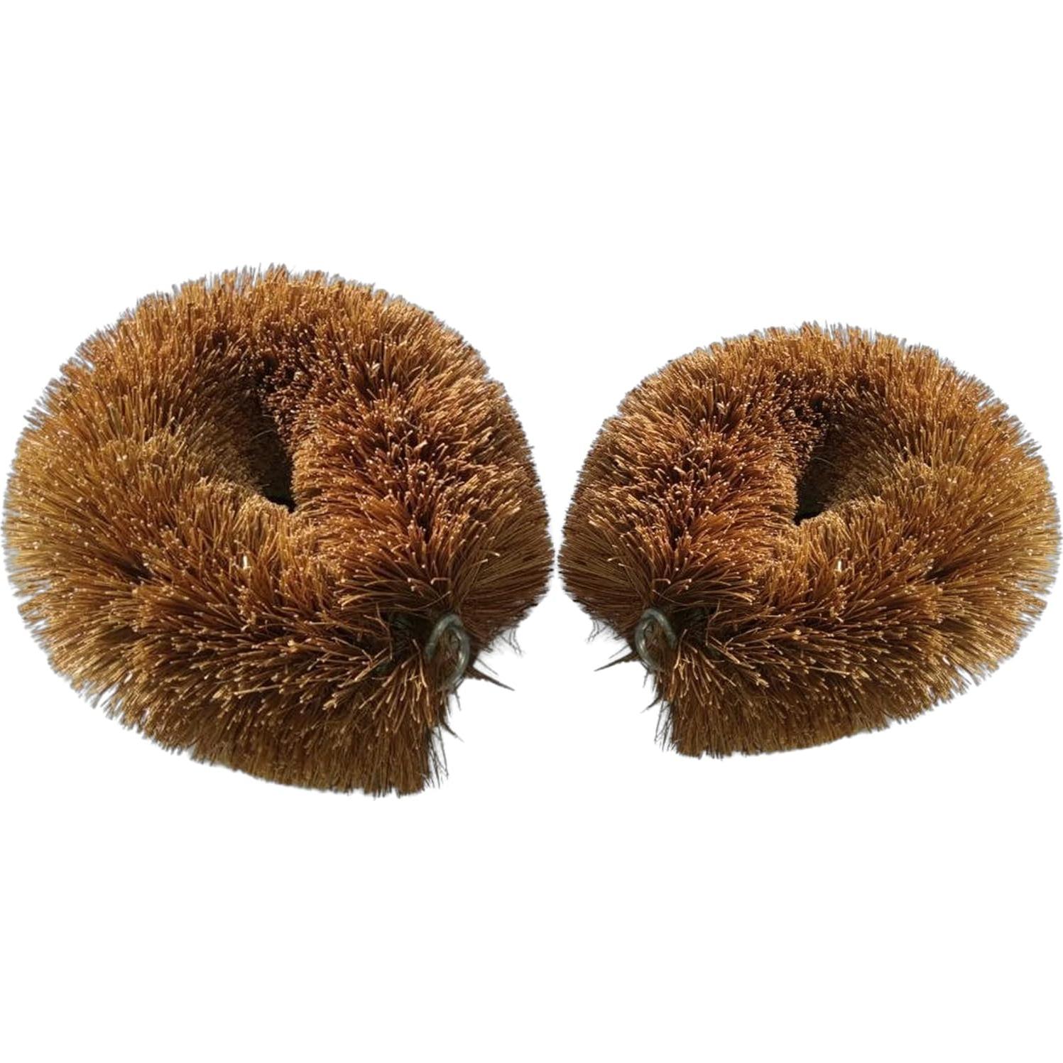 Pack de 2 Cepillos Tawashi de Coco Natural para Verduras