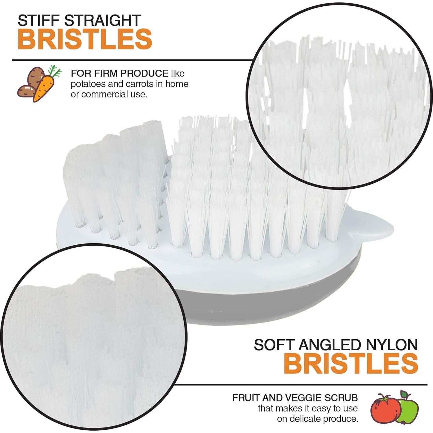 Cepillo de Frutas y Verduras EXULTIMATE con Cerdas de Nylon