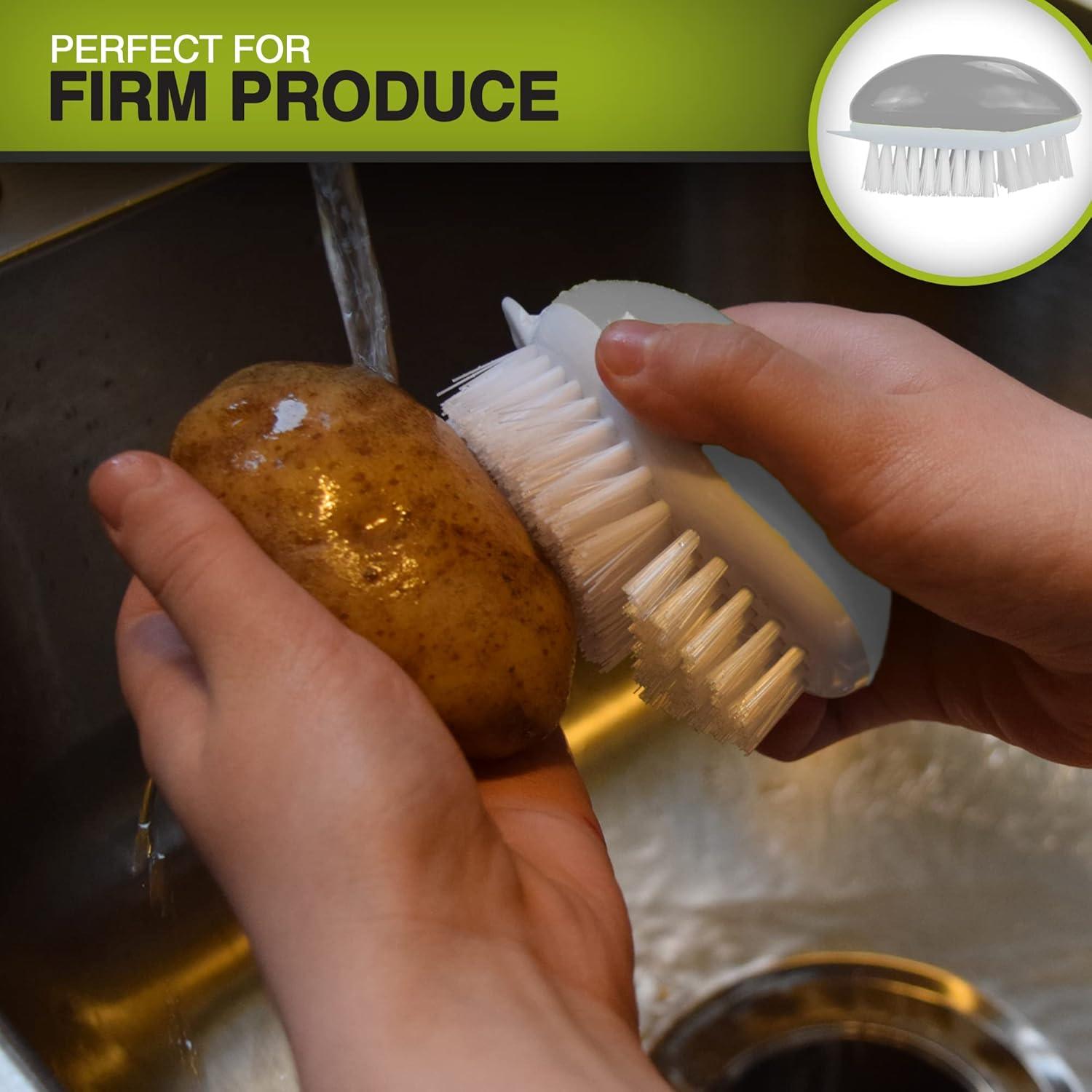 Cepillo de Frutas y Verduras EXULTIMATE con Cerdas de Nylon