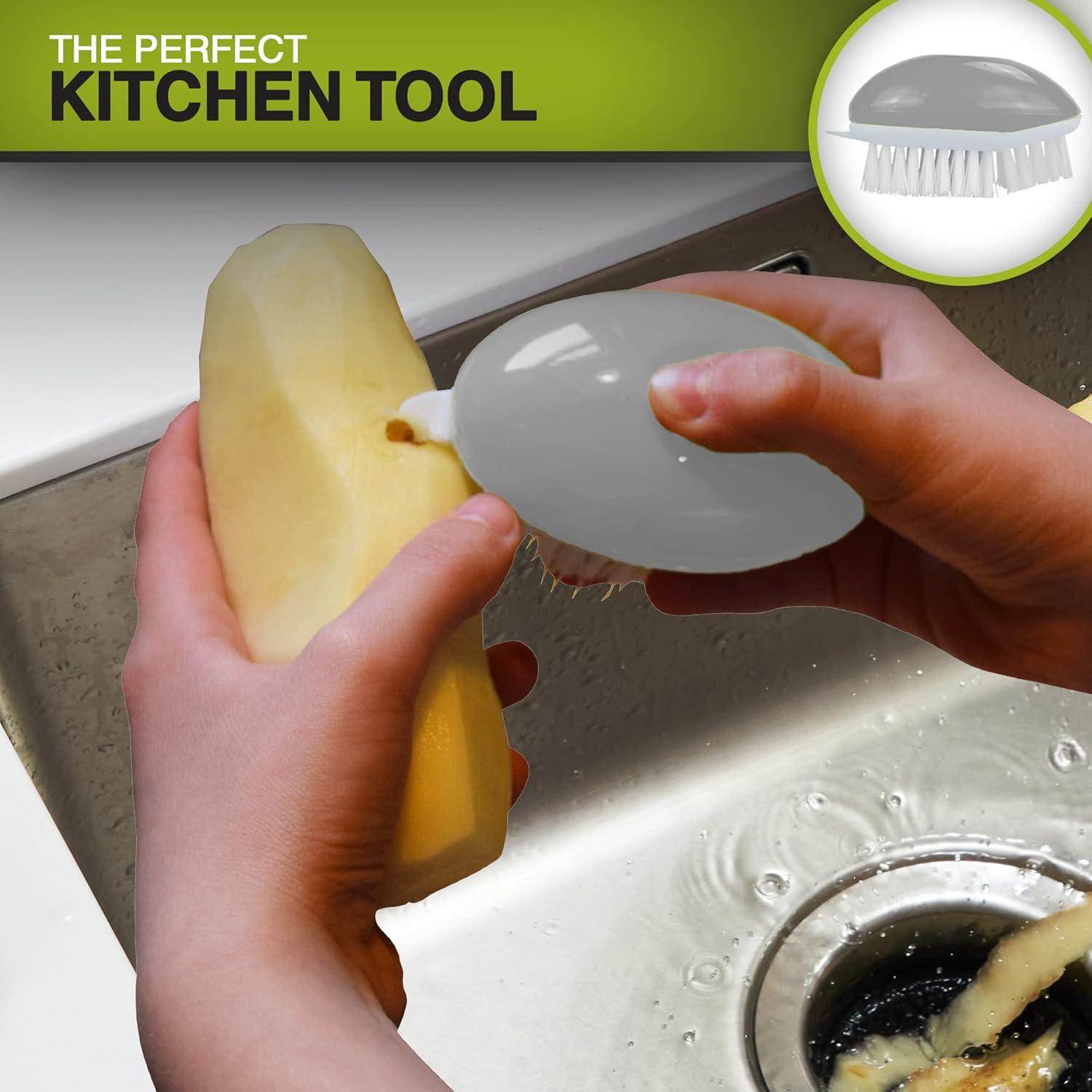 Cepillo de Frutas y Verduras EXULTIMATE con Cerdas de Nylon