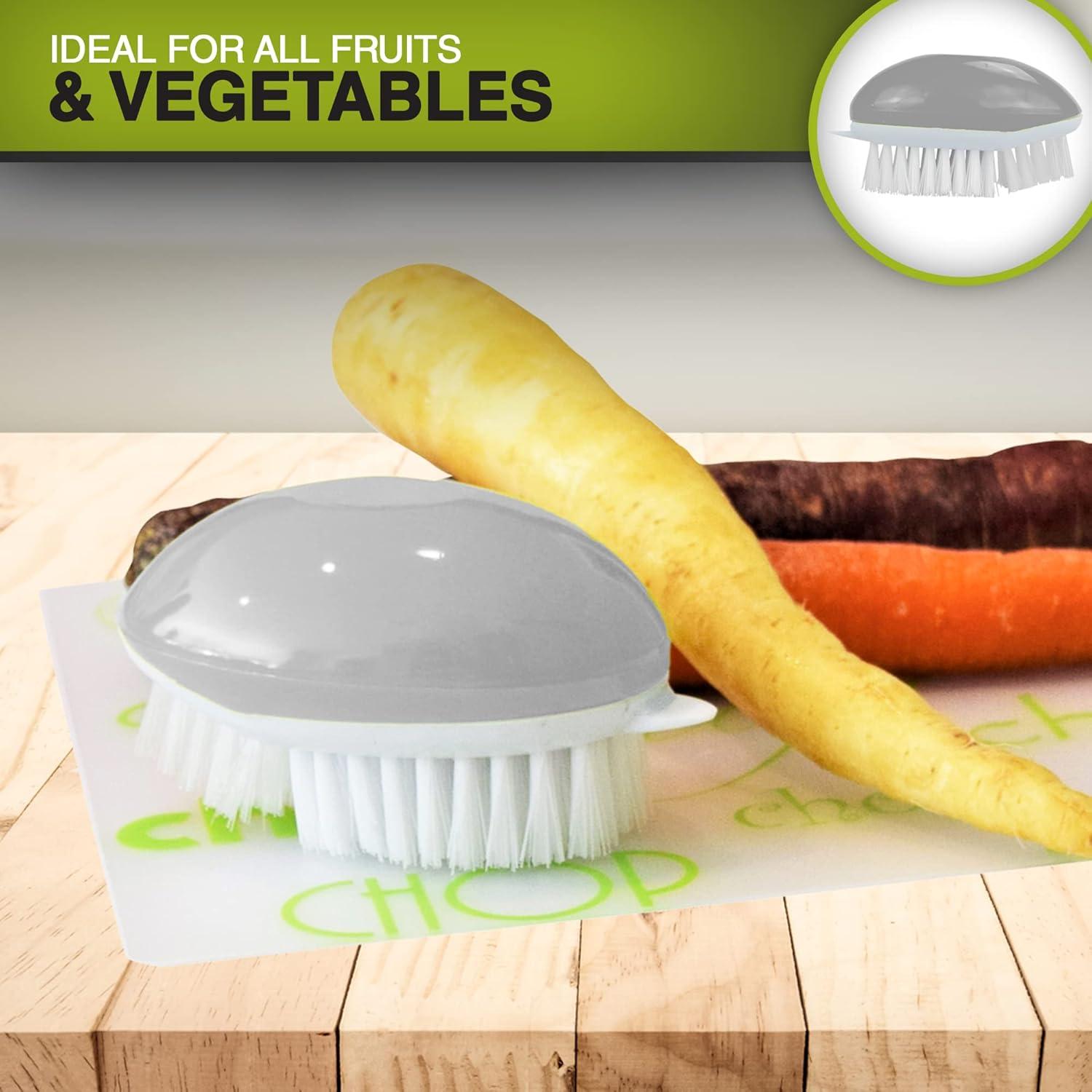 Cepillo de Frutas y Verduras EXULTIMATE con Cerdas de Nylon