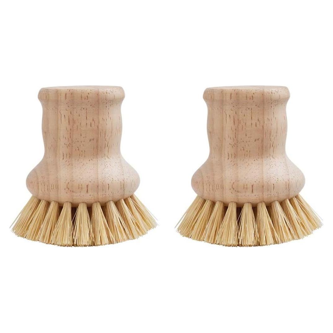 Cepillo de Fregado HIC Kitchen, Cerda Natural, Juego de 2