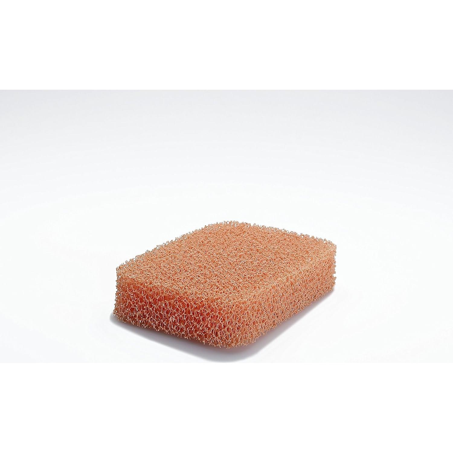 Esponja de Silicona Peachy Clean Naranja 40g para Limpieza