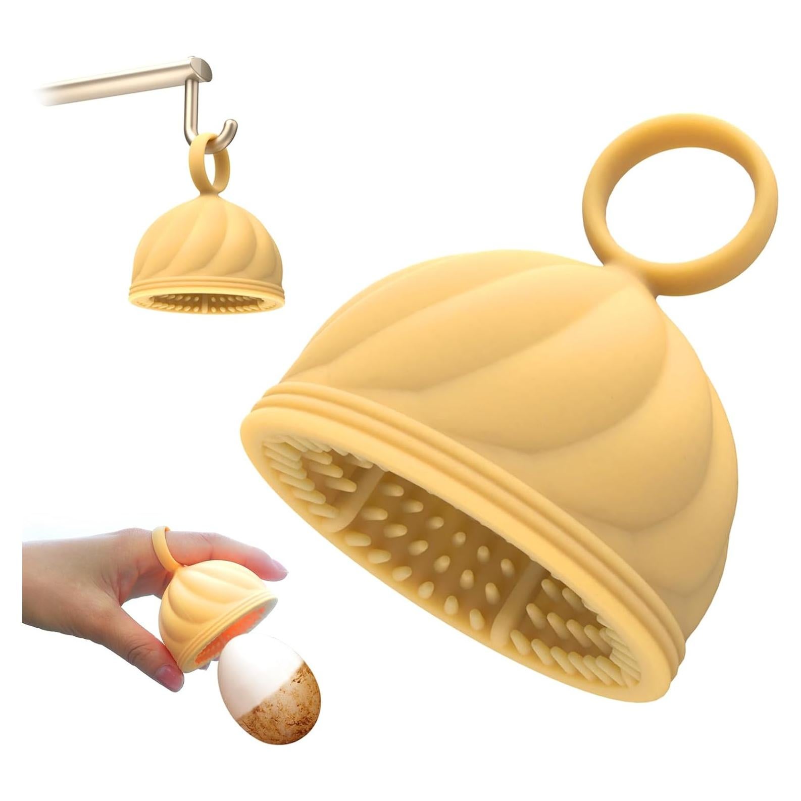 Lavadora de Huevos DoID Tag Egg QX - Silicona Amarillo 1 Pcs