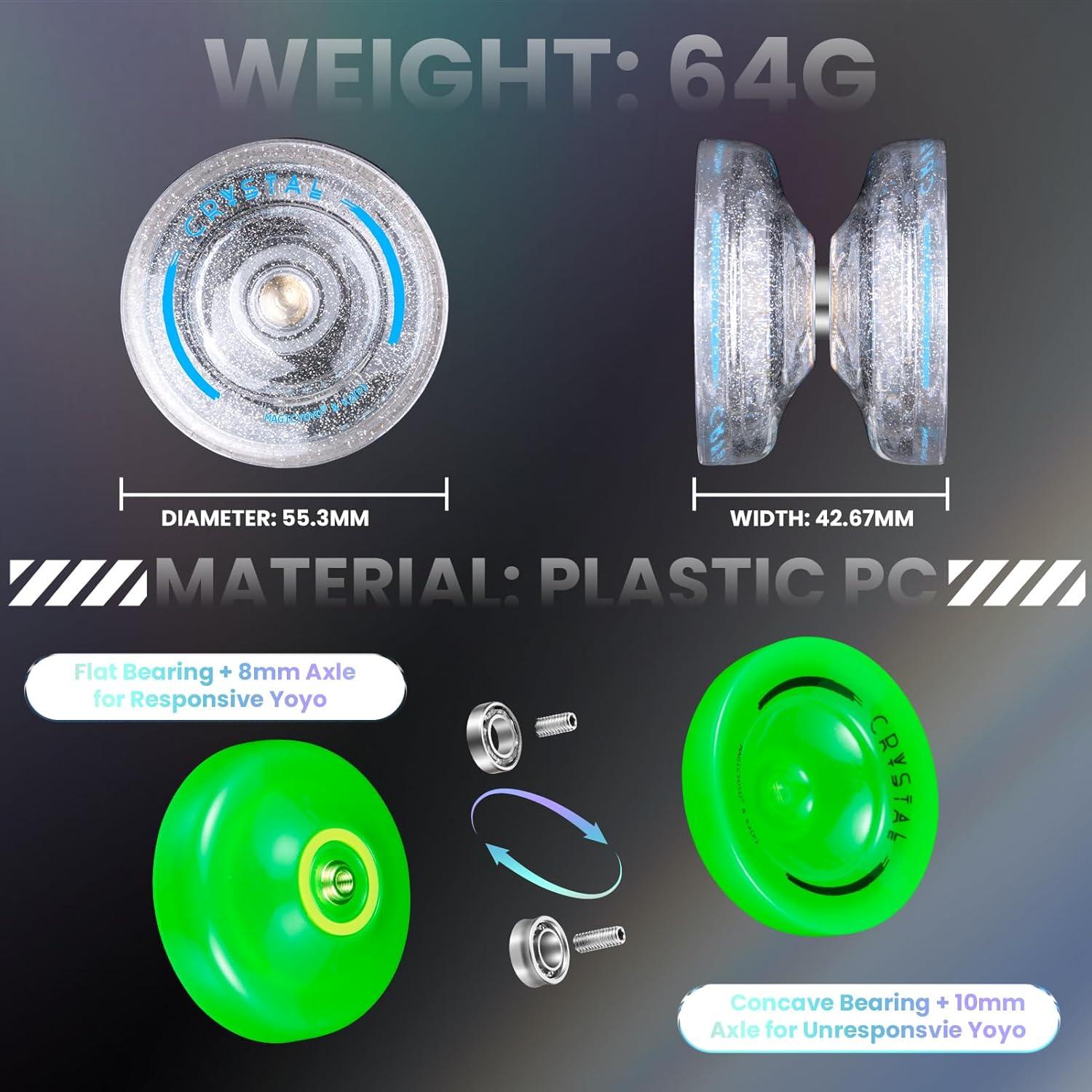 Yoyo MAGICYOYO K2 Paquete Doble Función + Estuche