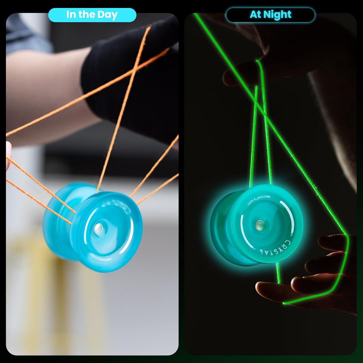 Yoyo MAGICYOYO K2 Brilla en la Oscuridad + Accesorios