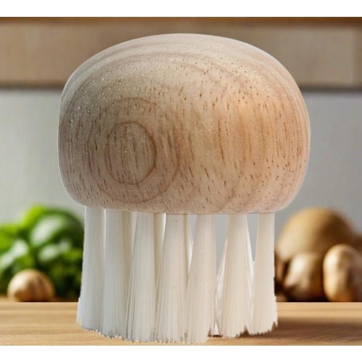 Cepillo de Champiñones Cuisinox con Mango Ergonómico de Madera
