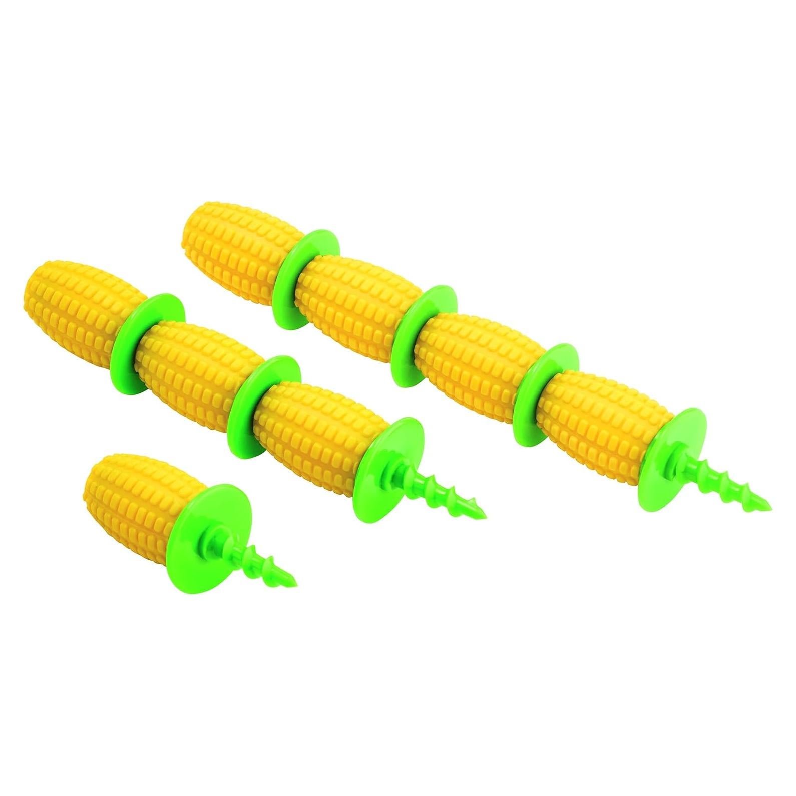 Soportes de Maíz Kuhn Rikon - Set de 8 Piezas Amarillo/Verde