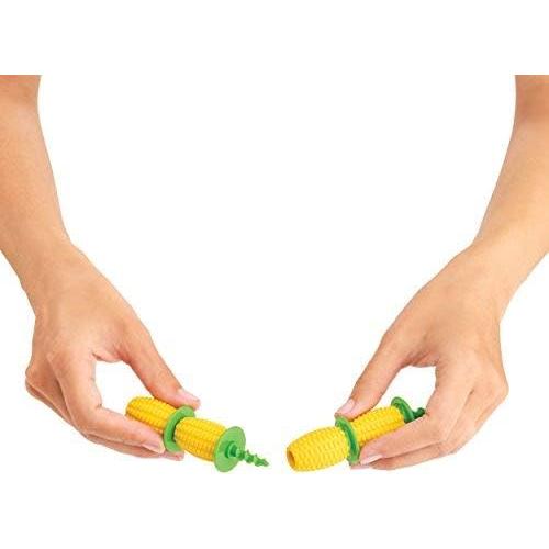 Soportes de Maíz Kuhn Rikon - Set de 8 Piezas Amarillo/Verde