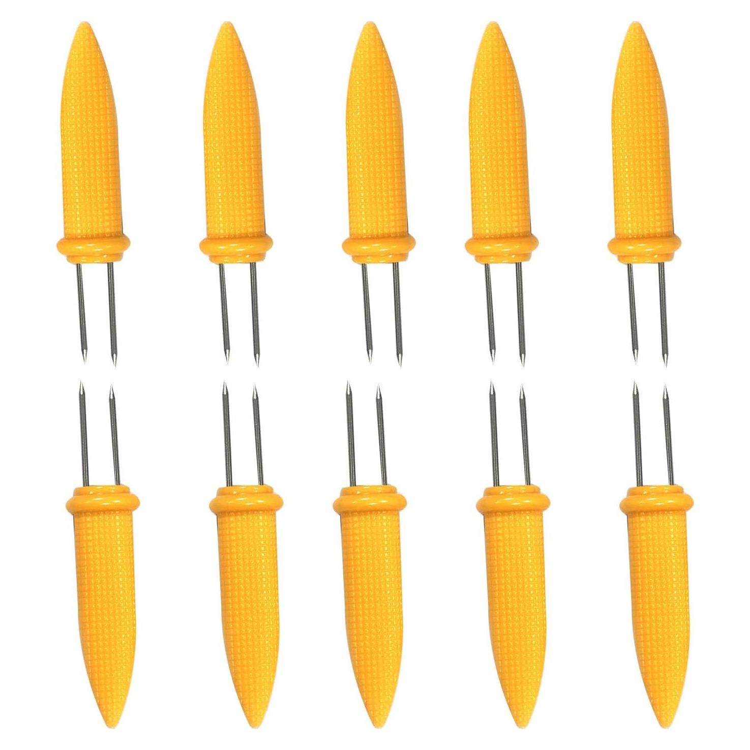 Soportes de Maíz de Acero Inoxidable ONESWI - 10 Pcs 9.3 cm