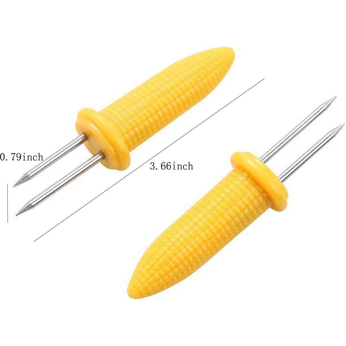 Soportes de Maíz de Acero Inoxidable ONESWI - 10 Pcs 9.3 cm