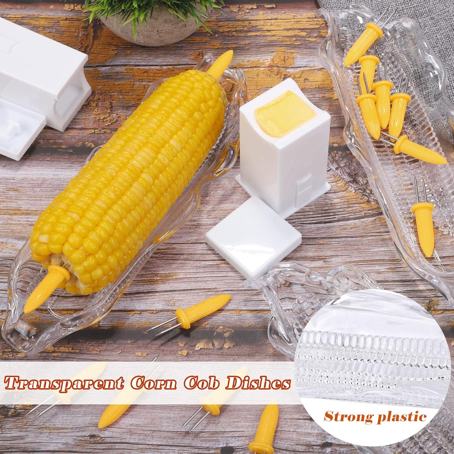 Juego de Platos y Soportes para Mazorcas Aodaer - 46 Piezas